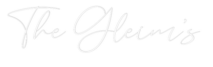 CREATE YOUR OWN WEDDING NEON SIGN The Gleim’s