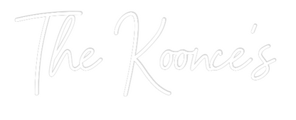 CREATE YOUR OWN WEDDING NEON SIGN The Koonce’s