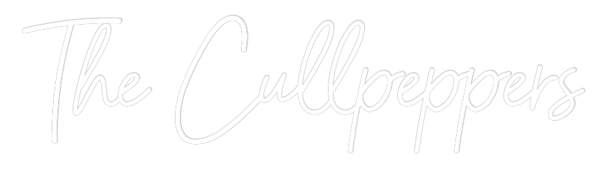 CREATE YOUR OWN WEDDING NEON SIGN The Cullpeppers