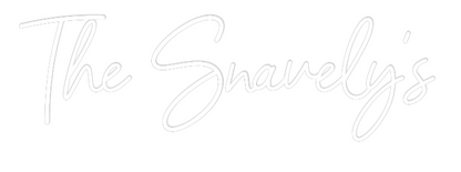 CREATE YOUR OWN WEDDING NEON SIGN The Snavely’s