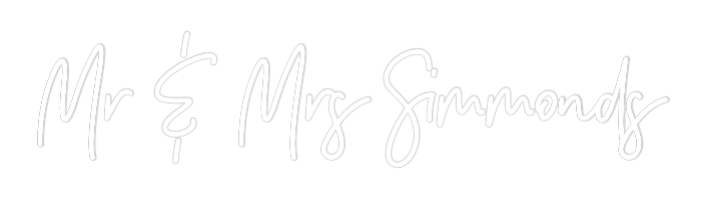 CREATE YOUR OWN WEDDING NEON SIGN Mr & Mrs Simm...