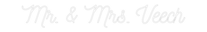 CREATE YOUR OWN WEDDING NEON SIGN Mr. & Mrs. Ve...
