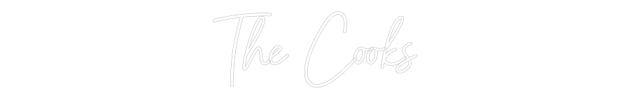 CREATE YOUR OWN WEDDING NEON SIGN The Cooks