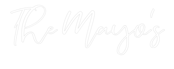 CREATE YOUR OWN WEDDING NEON SIGN The Mayo's