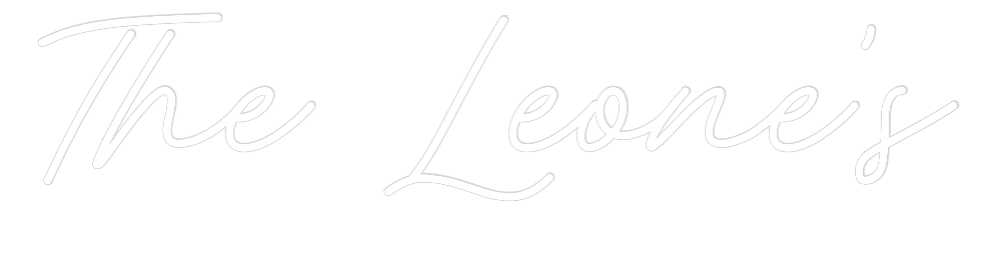 CREATE YOUR OWN WEDDING NEON SIGN The Leone’s