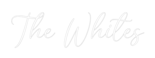 CREATE YOUR OWN WEDDING NEON SIGN The Whites