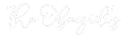 CREATE YOUR OWN WEDDING NEON SIGN The Obagidi's