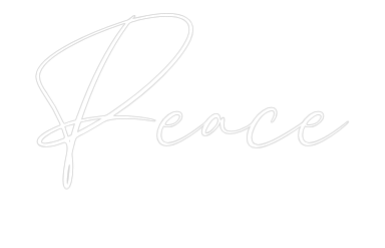 CREATE YOUR OWN WEDDING NEON SIGN Peace
