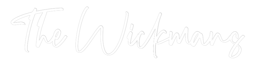 CREATE YOUR OWN WEDDING NEON SIGN The Wickmans