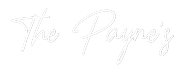 CREATE YOUR OWN WEDDING NEON SIGN The Payne’s