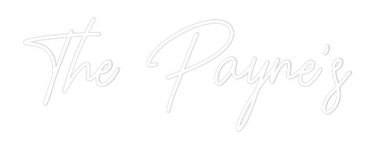 CREATE YOUR OWN WEDDING NEON SIGN The Payne’s