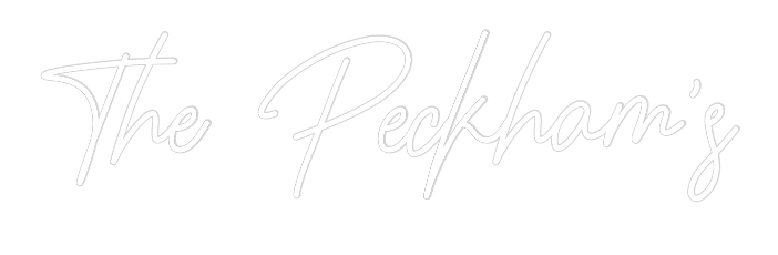 CREATE YOUR OWN WEDDING NEON SIGN The Peckham’s
