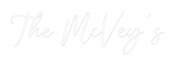 CREATE YOUR OWN WEDDING NEON SIGN The McVey's