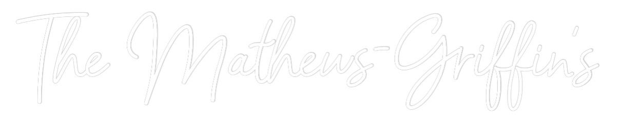 CREATE YOUR OWN WEDDING NEON SIGN The Mathews-G...