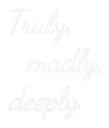 CREATE YOUR OWN WEDDING NEON SIGN Truly, 
  ma...