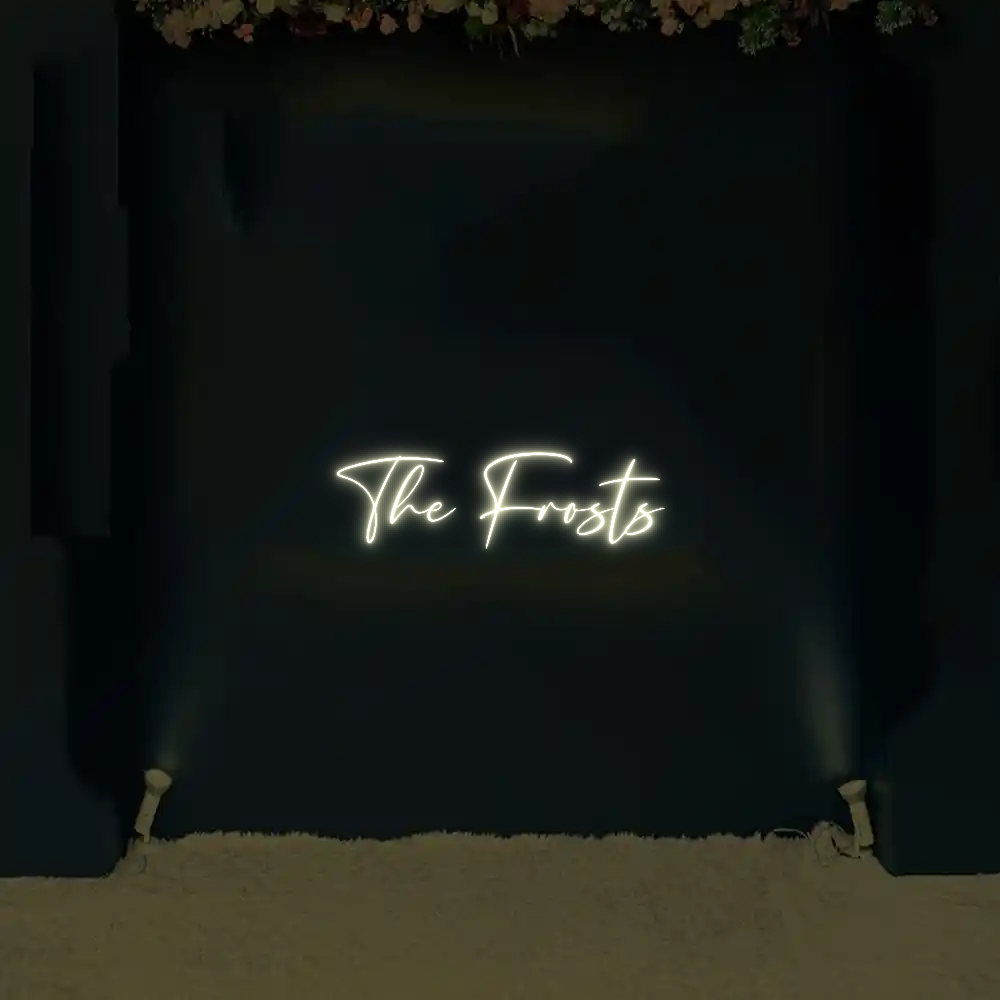 CREATE YOUR OWN WEDDING NEON SIGN The Frosts