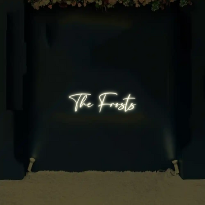 CREATE YOUR OWN WEDDING NEON SIGN The Frosts