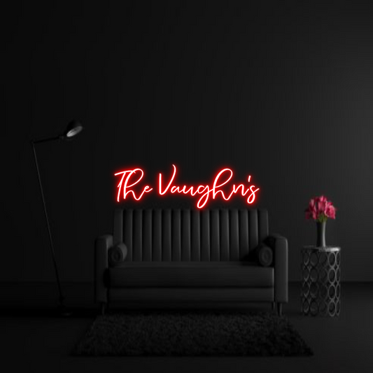 CREATE YOUR OWN WEDDING NEON SIGN The Vaughn’s