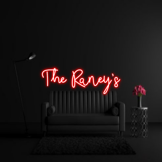 CREATE YOUR OWN WEDDING NEON SIGN The Raney’s