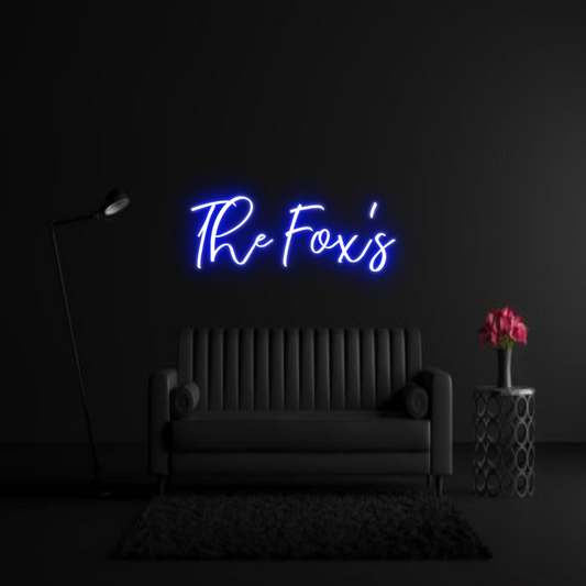 CREATE YOUR OWN WEDDING NEON SIGN The Fox's
