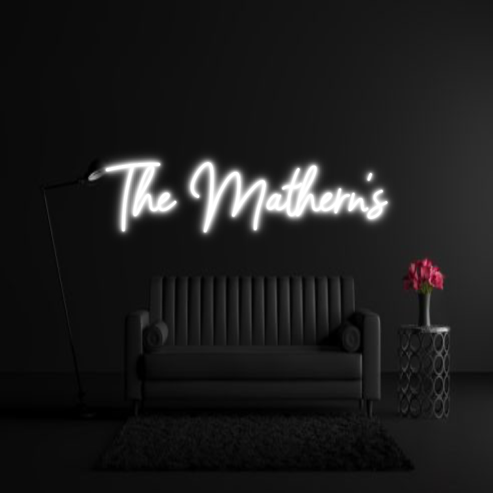 CREATE YOUR OWN WEDDING NEON SIGN The Mathern’s