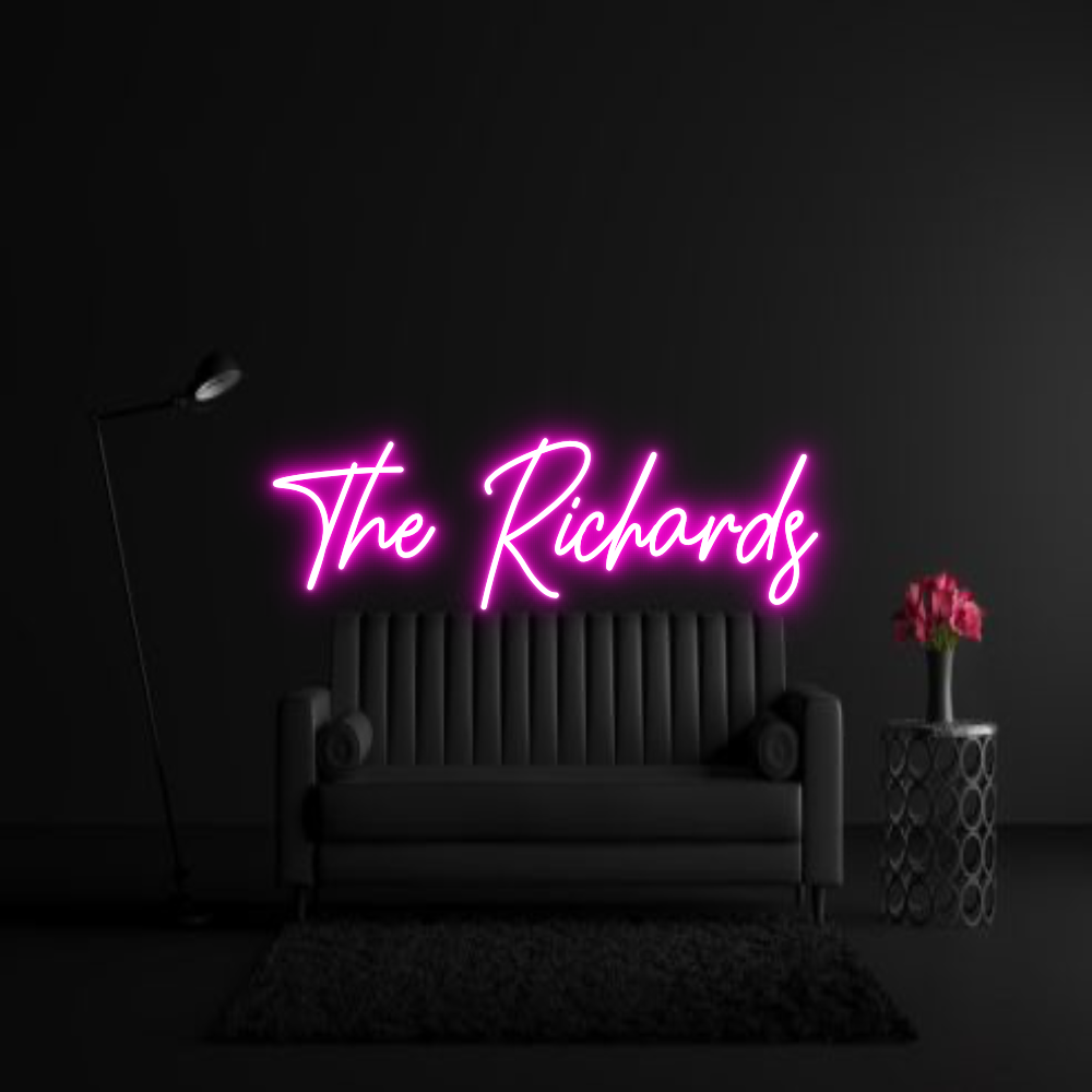 CREATE YOUR OWN WEDDING NEON SIGN The Richards