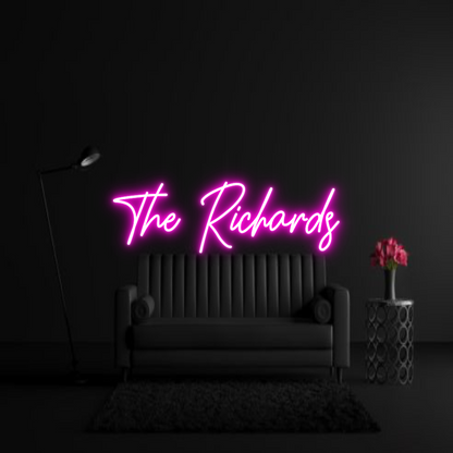 CREATE YOUR OWN WEDDING NEON SIGN The Richards