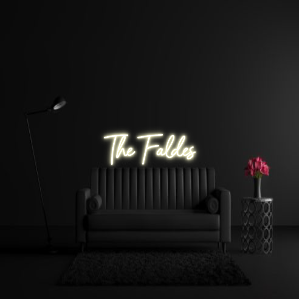 CREATE YOUR OWN WEDDING NEON SIGN The Faldes