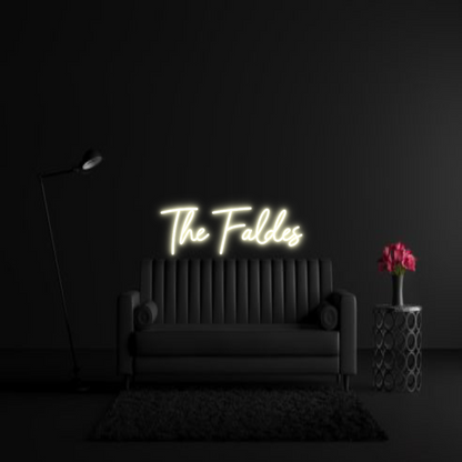 CREATE YOUR OWN WEDDING NEON SIGN The Faldes