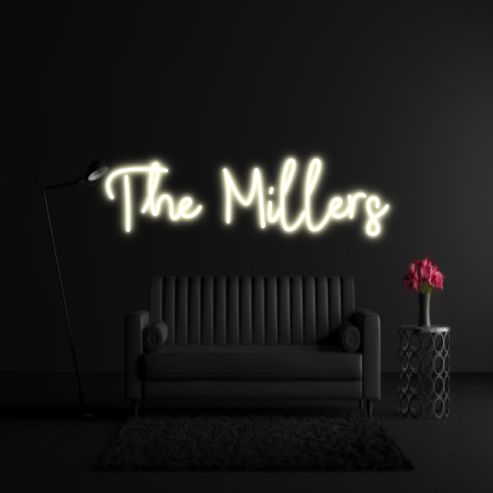 CREATE YOUR OWN WEDDING NEON SIGN The Millers