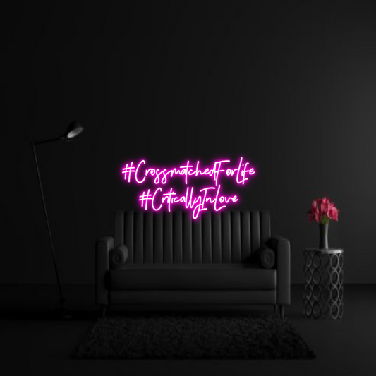 CREATE YOUR OWN WEDDING NEON SIGN #Crossmatched...