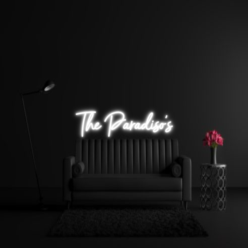 CREATE YOUR OWN WEDDING NEON SIGN The Paradiso’s