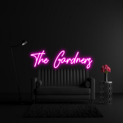 CREATE YOUR OWN WEDDING NEON SIGN The Gardners