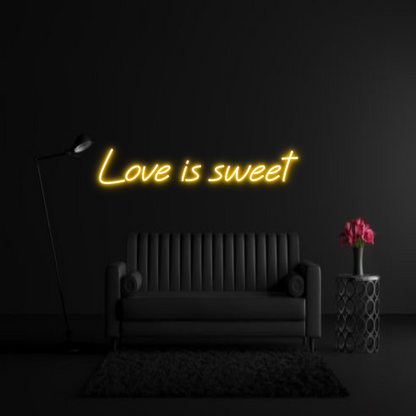 CREATE YOUR OWN WEDDING NEON SIGN Love is sweet