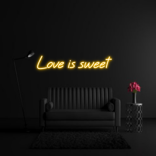 CREATE YOUR OWN WEDDING NEON SIGN Love is sweet