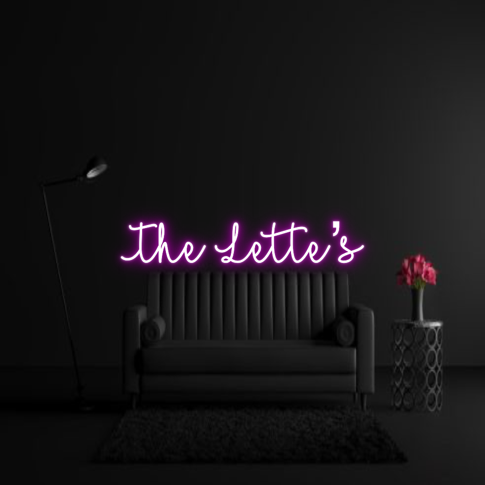 CREATE YOUR OWN WEDDING NEON SIGN The Lette’s