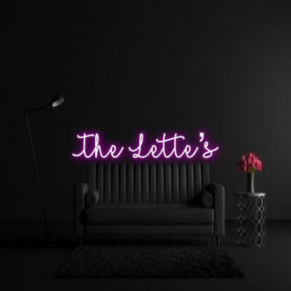 CREATE YOUR OWN WEDDING NEON SIGN The Lette’s