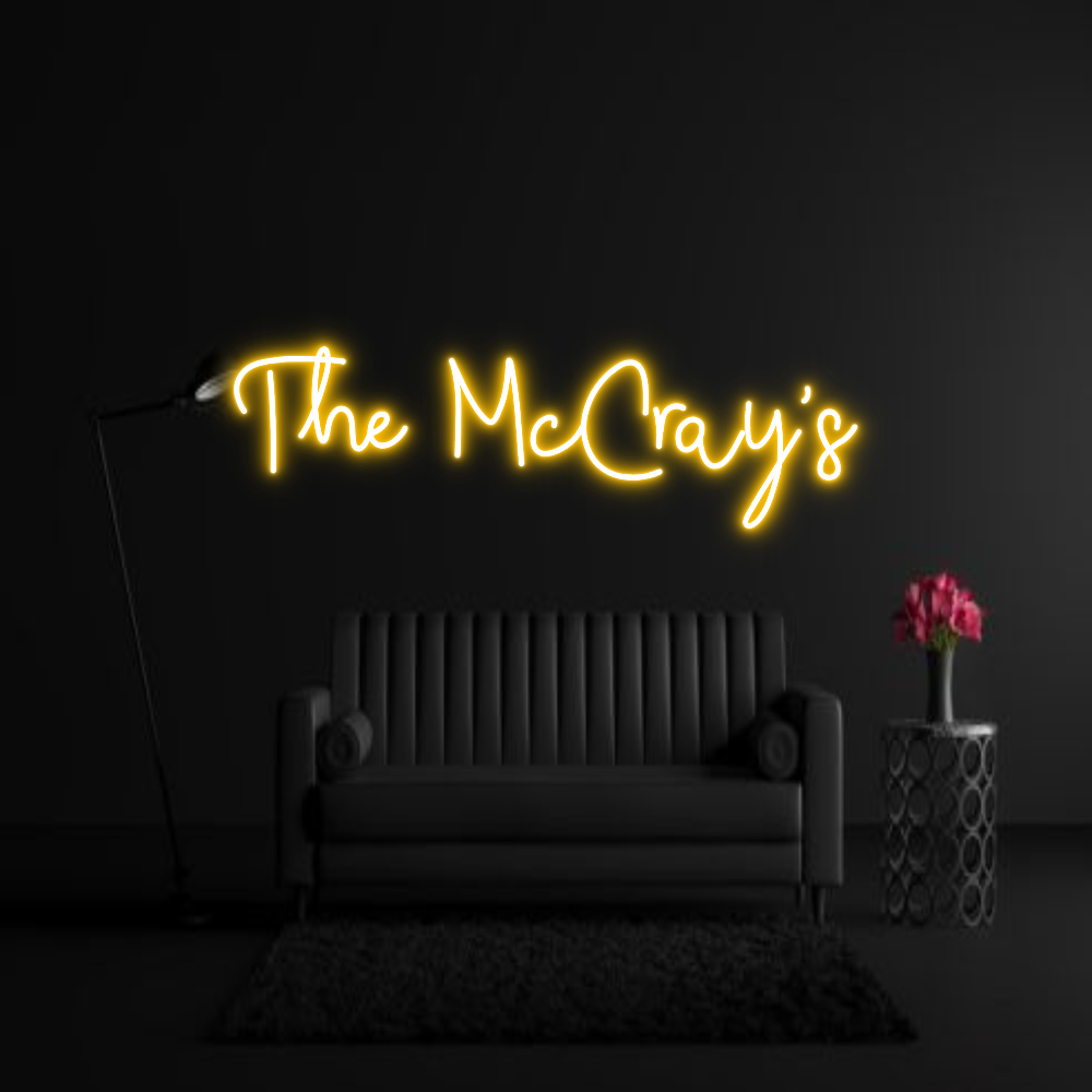 CREATE YOUR OWN WEDDING NEON SIGN The McCray's