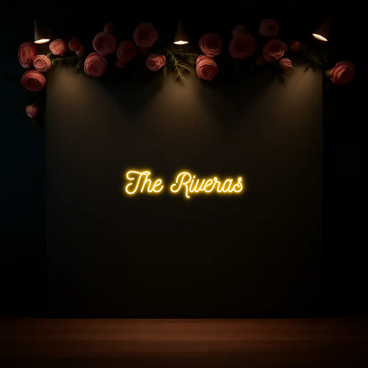 CREATE YOUR OWN WEDDING NEON SIGN The Riveras