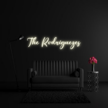 CREATE YOUR OWN WEDDING NEON SIGN The Rodriguezes