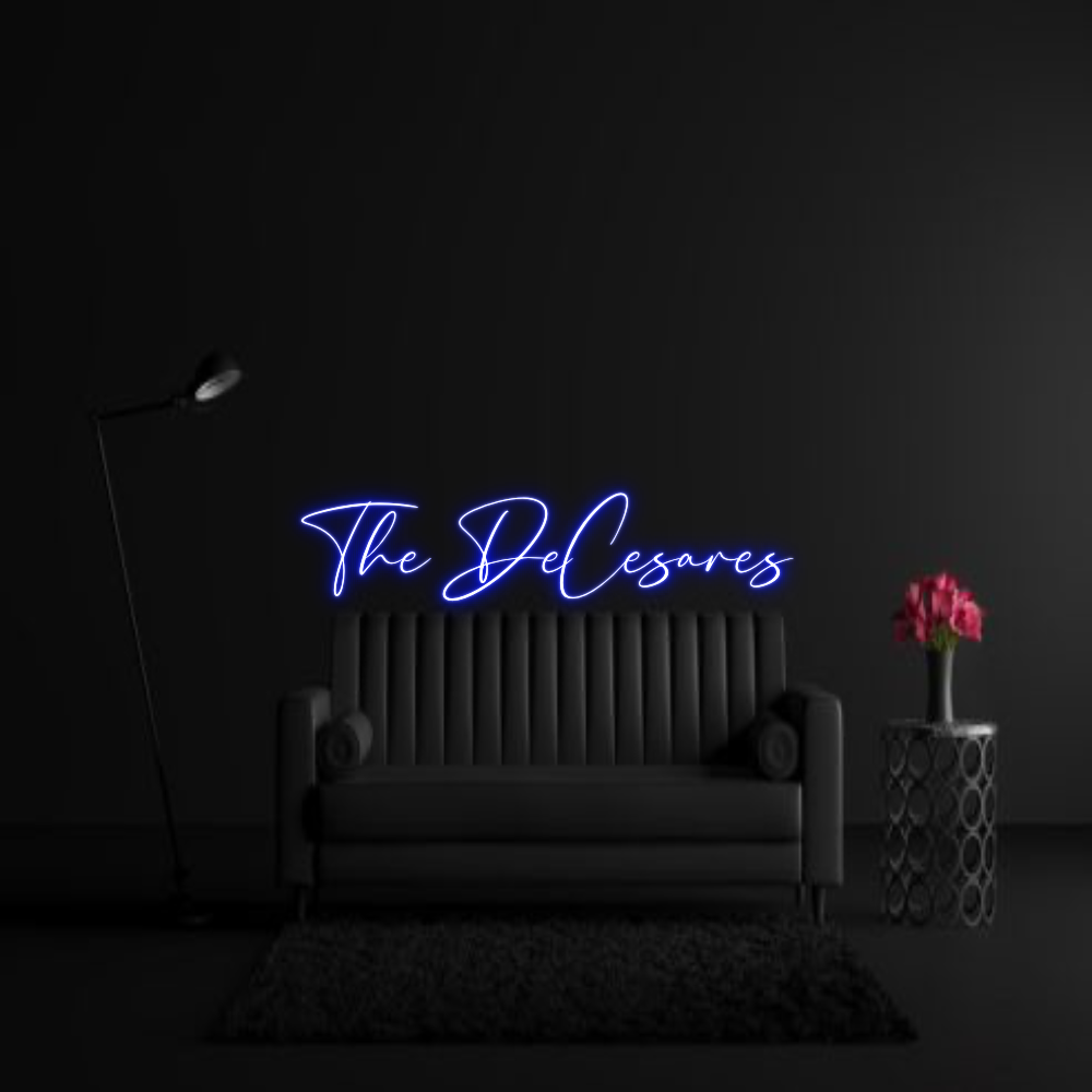 CREATE YOUR OWN WEDDING NEON SIGN The DeCesares