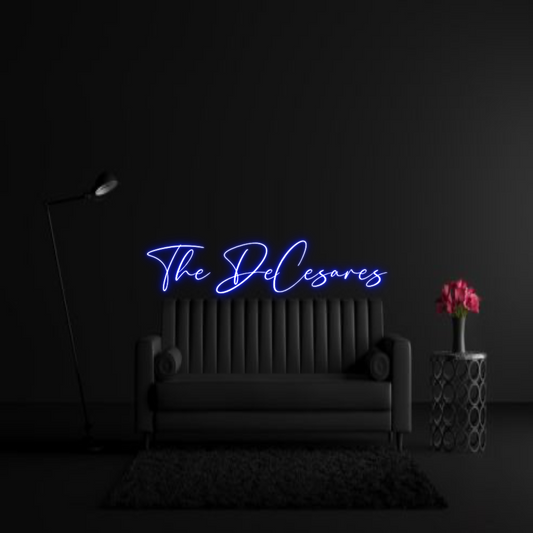 CREATE YOUR OWN WEDDING NEON SIGN The DeCesares