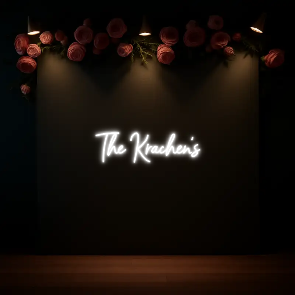 CREATE YOUR OWN WEDDING NEON SIGN The Krachen’s