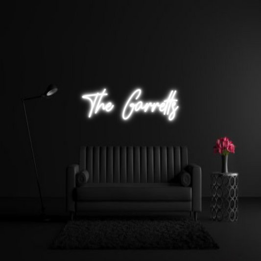 CREATE YOUR OWN WEDDING NEON SIGN The Garretts