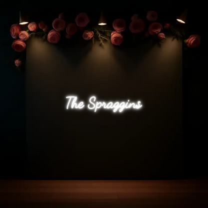 CREATE YOUR OWN WEDDING NEON SIGN The Spraggins