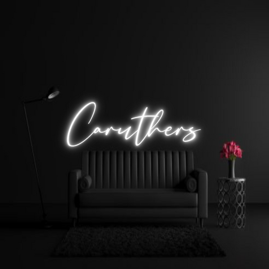 CREATE YOUR OWN WEDDING NEON SIGN Caruthers