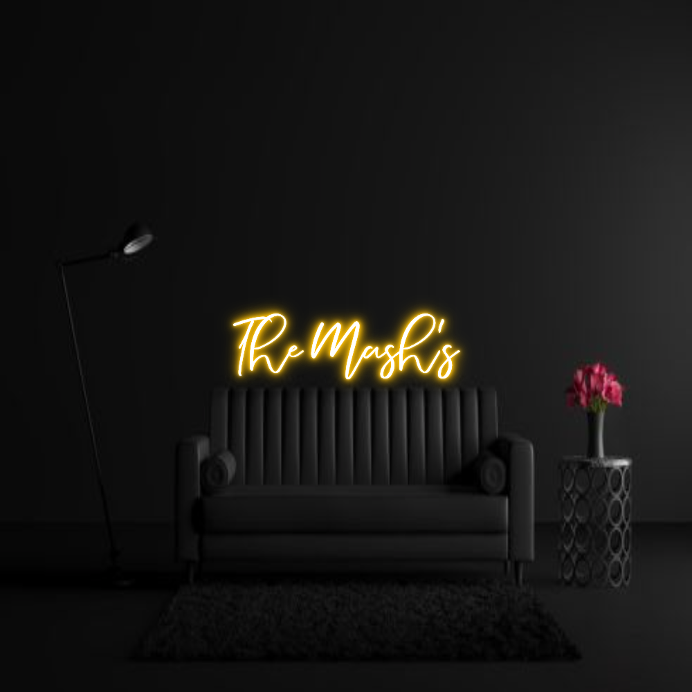 CREATE YOUR OWN WEDDING NEON SIGN The Mash's