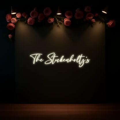 CREATE YOUR OWN WEDDING NEON SIGN The Stukenhol...