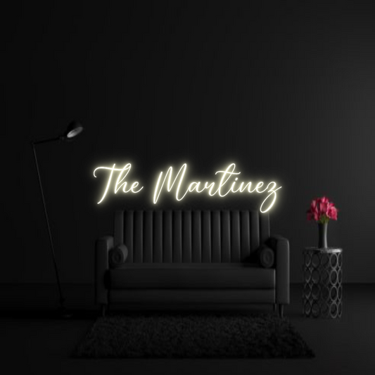 CREATE YOUR OWN WEDDING NEON SIGN The Martinez
