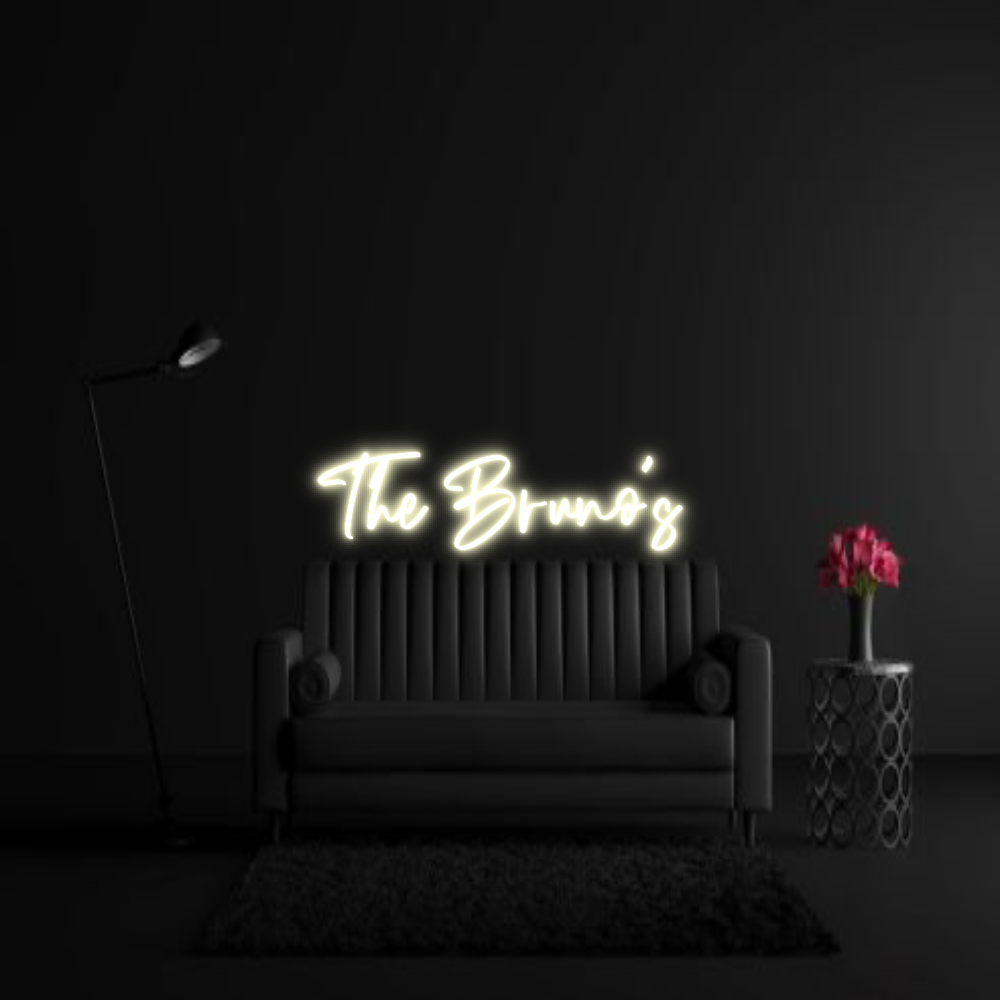 CREATE YOUR OWN WEDDING NEON SIGN The Bruno’s